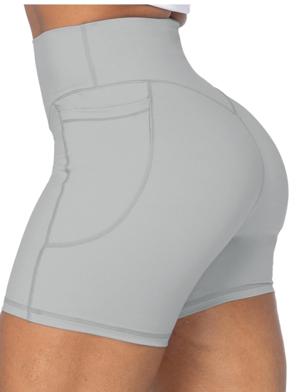High rise Athletic stretch Sports shorts
